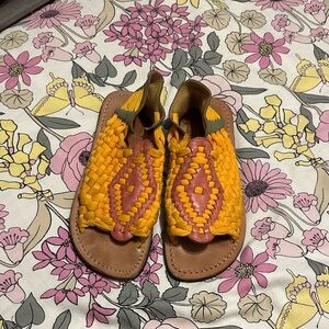 Bed Stu  Sandals in Yellow and Orange